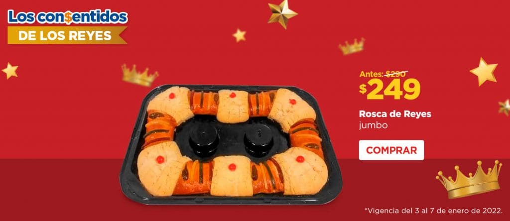 Ofertas Chedraui Día de Reyes 2022: Rosca de Reyes jumbo a $249 1