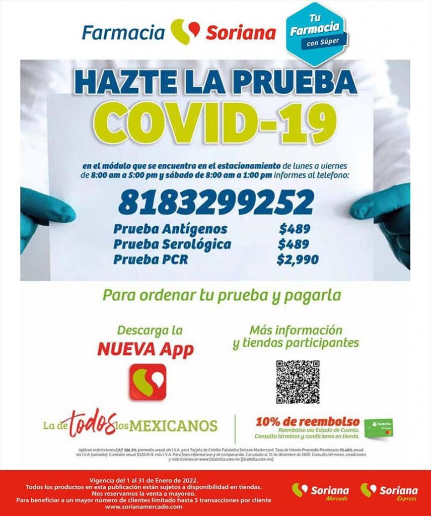 Folleto Soriana Mercado farmacia al 31 de enero 2022 23