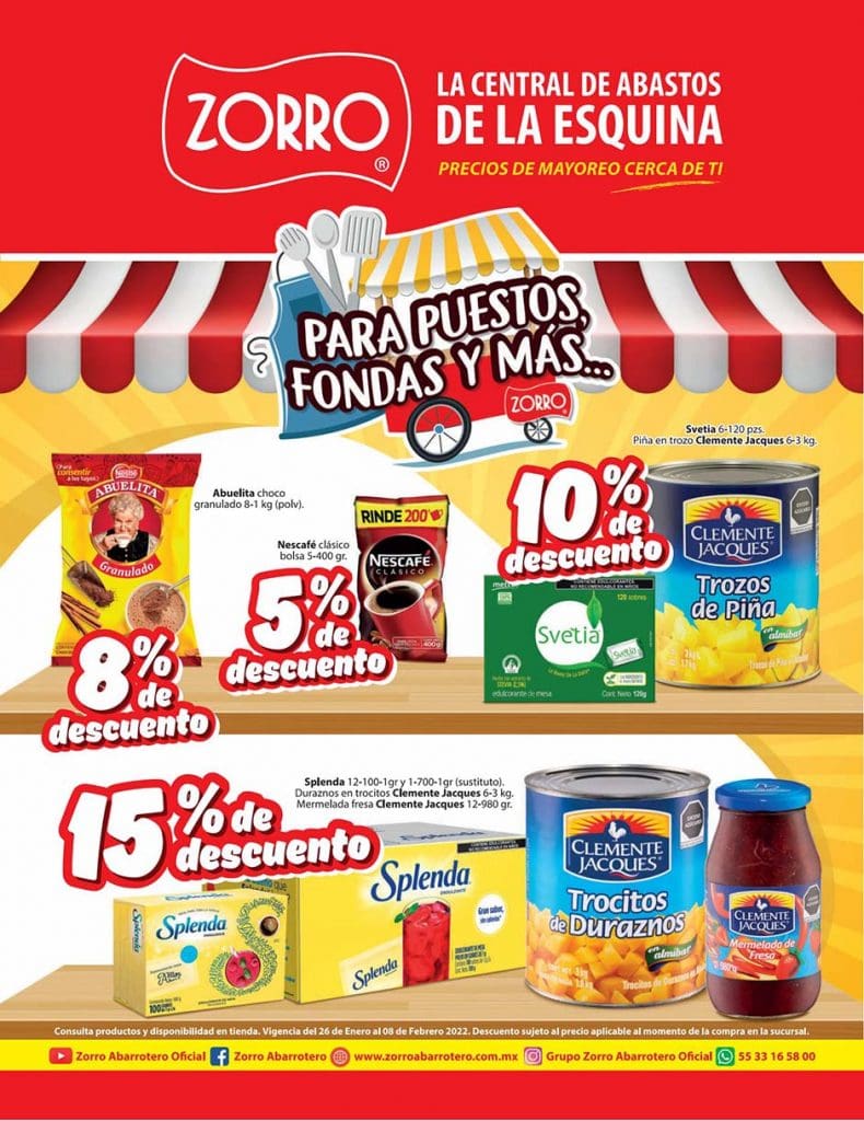 Folleto Zorro Abarrotero ofertas del 26 de enero al 8 de febrero 2022 1