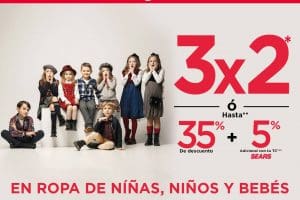 Ofertas Sears Reyes Magos 2022: 3×2 en ropa y 50% en juguetes
