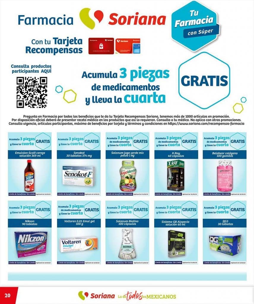 Folleto Soriana ofertas de farmacia y salud 1 al 31 de enero 2022 20