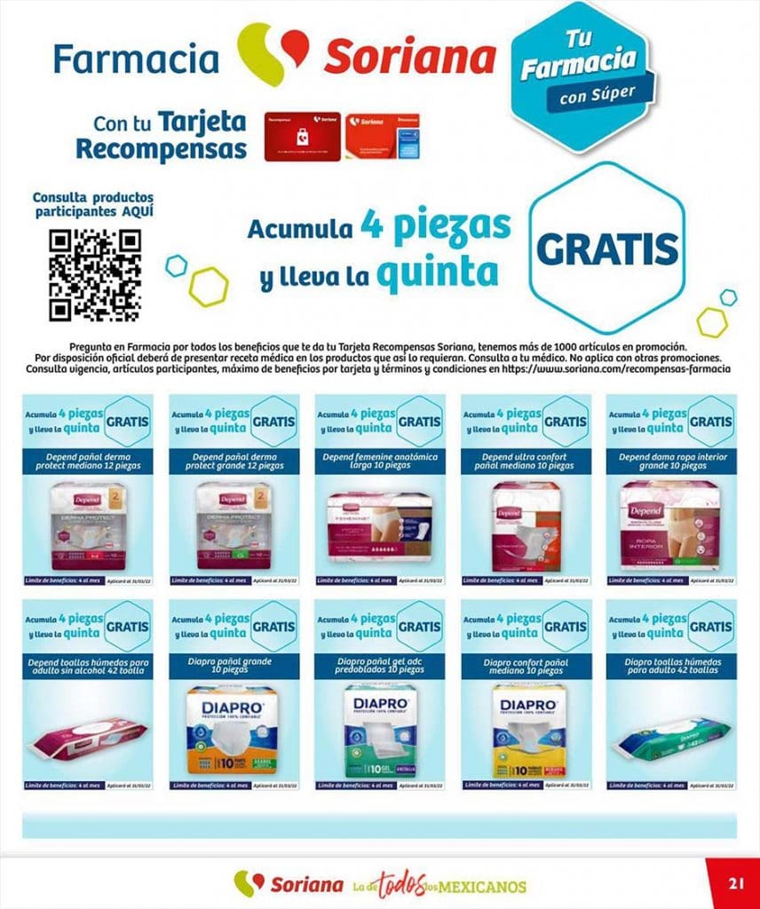 Folleto Soriana ofertas de farmacia y salud 1 al 31 de enero 2022 21