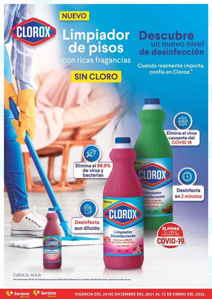 Folleto Soriana Mercado ofertas de limpieza al 13 de enero 2022 5