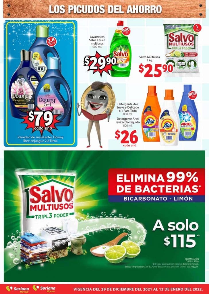 Folleto Soriana Mercado ofertas de limpieza al 13 de enero 2022 6