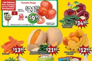 Ofertas Soriana Mercado frutas y verduras 11 y 12 de enero 2021