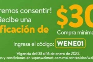 Walmart Express: Cupón de $300 para segunda compra