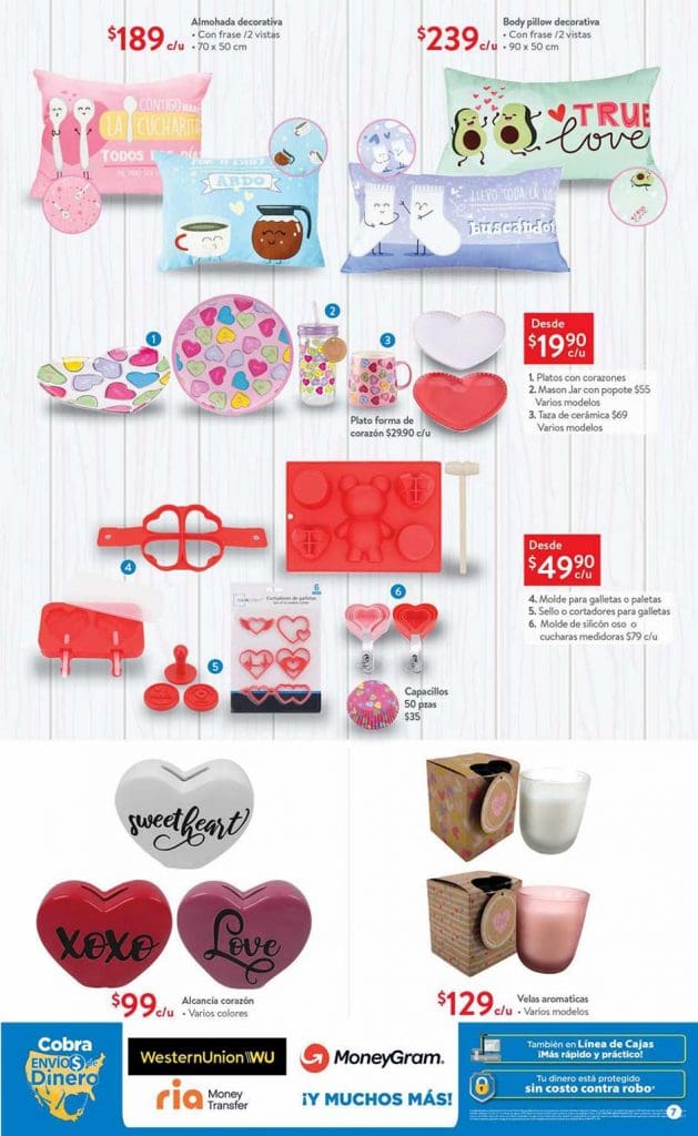 Folleto Walmart ofertas de San Valentín del 1 al 14 de febrero 2022 7