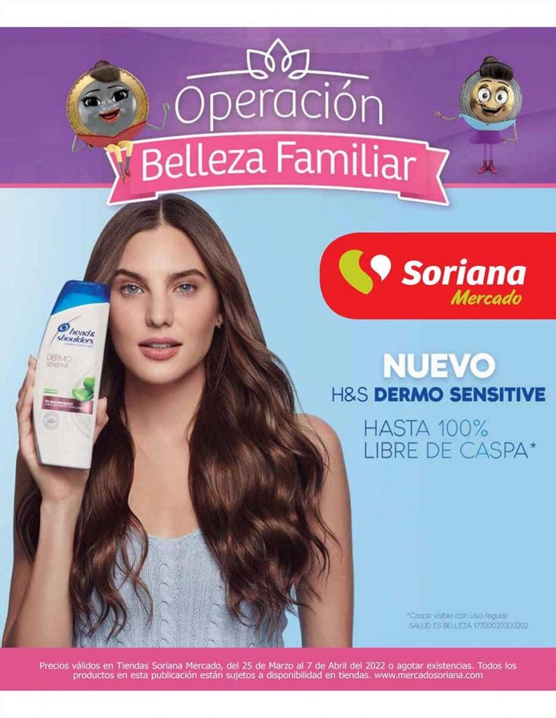 Folleto de ofertas Soriana Mercado Belleza Familiar al 7 de abril 2022 1