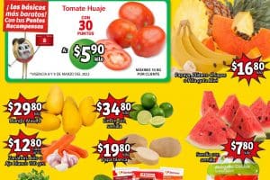 Ofertas Soriana Mercado Frutas y Verduras 8 y 9 de marzo 2022