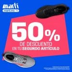 Venta Especial Martí 2022: 50% de descuento en segundo artículo