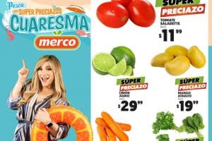 Ofertas Merco frutas y verduras del 12 al 14 de abril 2022