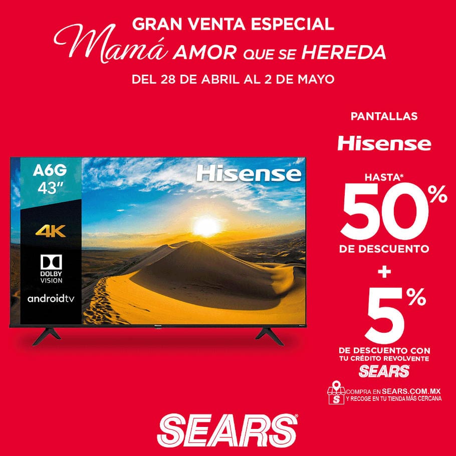 Venta Especial Sears del 28 de abril al 2 de mayo 2022 1