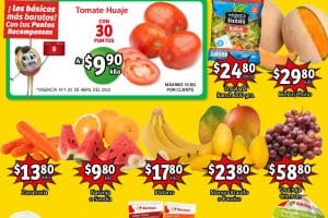 Ofertas Soriana Mercado frutas y verduras del 19 al 20 de abril 2022