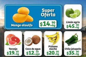 Ofertas Super Kompras frutas y verduras 19 y 20 de abril 2022