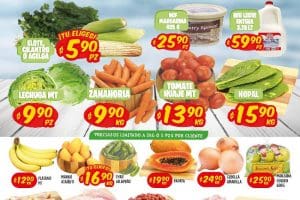 Frutas y Verduras Mi Tienda del Ahorro del 5 al 7 de abril 2022