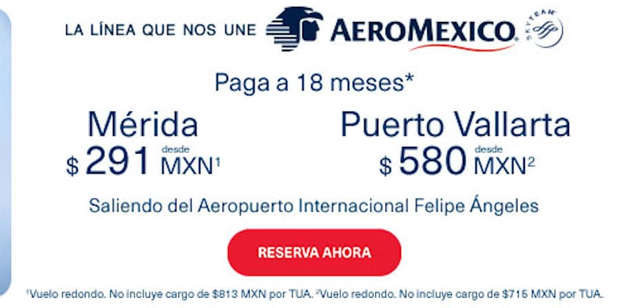 Ofertas Aeroméxico Hot Sale 2022: Vuelos nacionales desde $291 2