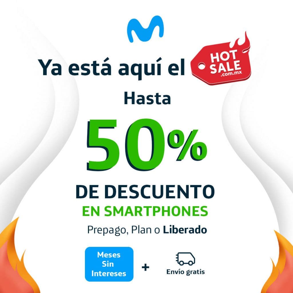 Ofertas Movistar Hot Sale 2022: 50% de descuento en Celulares 3