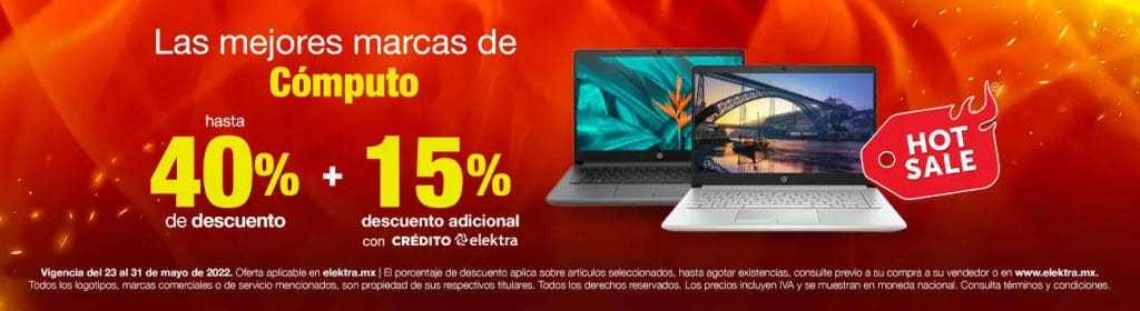 Ofertas Elektra Hot Sale 2022:Hasta 50% de descuento + 15% 3