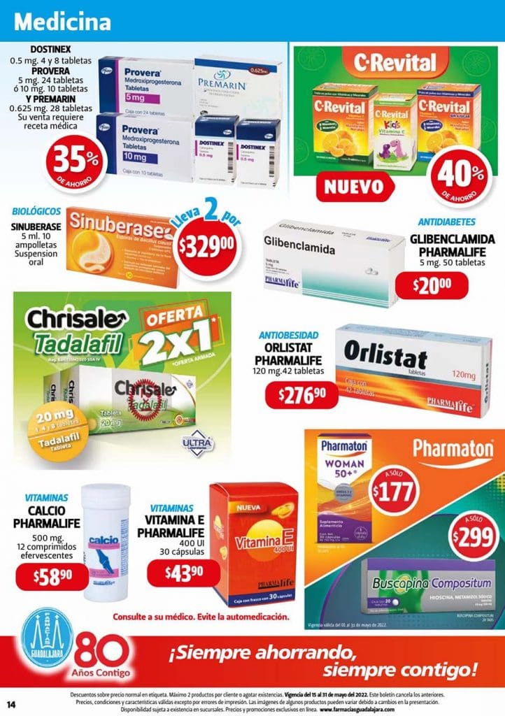 farmacias guadalajara folleto mayo 18 14