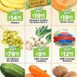 Ofertas HEB frutas y verduras del 10 al 16 de mayo 2022