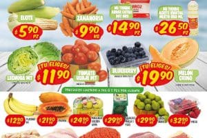 Ofertas Mi Tienda del Ahorro frutas y verduras del 10 al 12 de mayo 2022