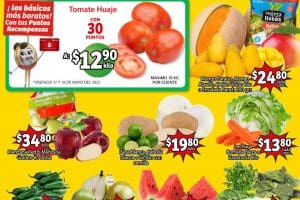 Ofertas Soriana Mercado frutas y verduras 17 y 18 de mayo de 2022