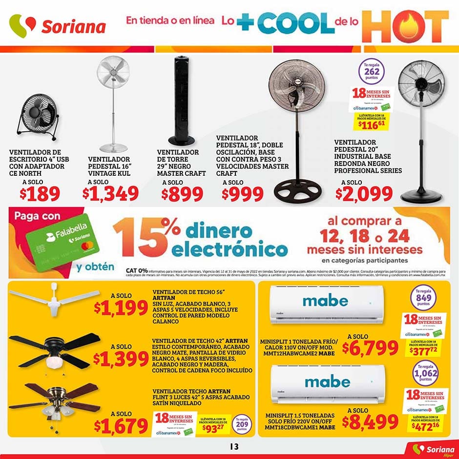Folleto Soriana Pre Hot Sale del 18 al 22 de mayo 2022 12