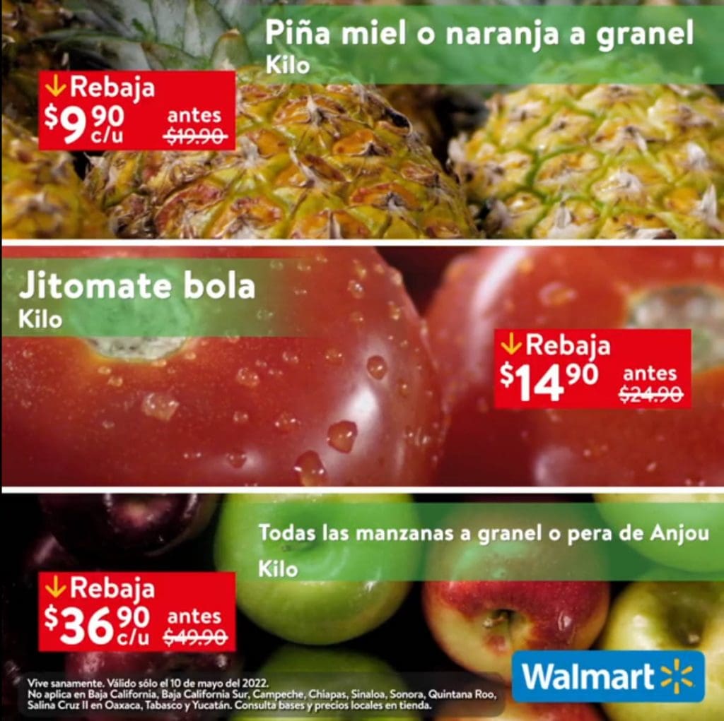 walmart martes frescura mayo 10