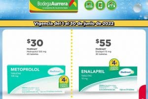 Folleto Bodega Aurrerá ofertas de Farmacia al 30 de junio 2022