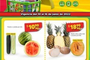 Folleto Bodega Aurrerá frutas y verduras Hay para Más al 16 de junio 2022