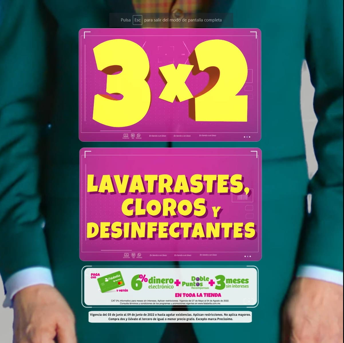 Julio Regalado 2022: 3×2 en lavatrastes, cloros y desinfectantes 4
