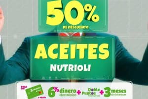 Julio Regalado 2022: Aceites Nutrioli segundo a mitad de precio y 3×2 en semillas