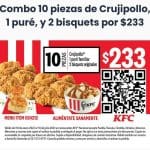 KFC: Cupones en Combos Crujipollo desde $233