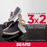 Sears: 3×2 en calzado para toda la familia al 20 de junio 2022