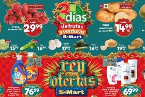Ofertas S-Mart frutas y verduras del 14 al 16 de junio 2022
