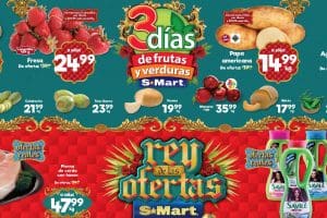 Ofertas S-Mart frutas y verduras del 21 al 23 de junio 2022