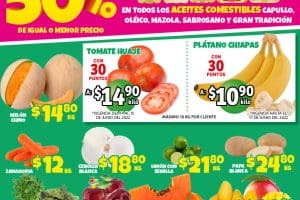 Ofertas Soriana Mercado frutas y verduras 14 y 15 de junio 2022