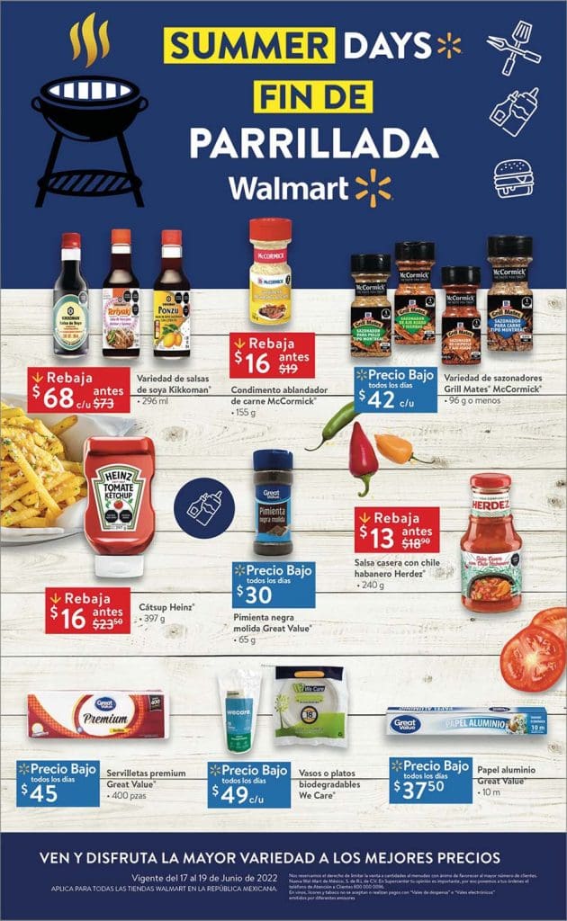 Ofertas Walmart carnes frutas y verduras 17 al 19 de junio 2022 4