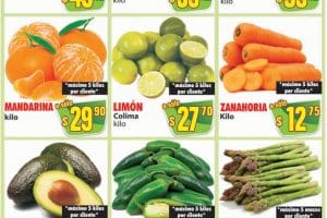 Ofertas Casa Ley frutas y verduras 12 y 13 de julio 2022