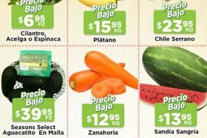 Ofertas HEB frutas y verduras del 19 al 25 de julio 2022