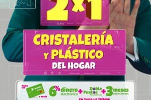 Julio Regalado 2022 Soriana: 2×1 en cristalería y plásticos del hogar