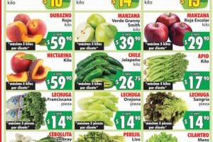 Ofertas Casa Ley Frutas y verduras 30 y 31 de agosto 2022