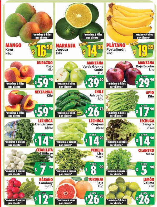 Ofertas Casa Ley Frutas y verduras 30 y 31 de agosto 2022 3