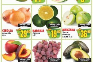 Ofertas Casa Ley frutas y verduras 9 y 10 de agosto 2022