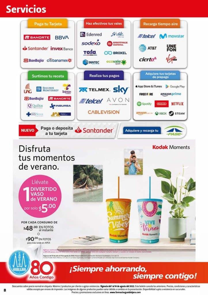 Folleto Farmacias Guadalajara del 15 al 31 de agosto de 2022 24
