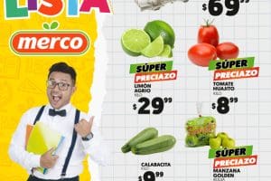 Ofertas Merco frutas y verduras del 30 de agosto al 1 de septiembre 2022