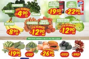 Ofertas Mi Tienda del Ahorro frutas y verduras del 30 de agosto al 1 de septiembre 2022