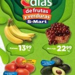 Ofertas S-Mart frutas y verduras del 16 al 18 de agosto 2022