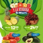 Ofertas S-Mart frutas y verduras del 9 al 11 de agosto 2022