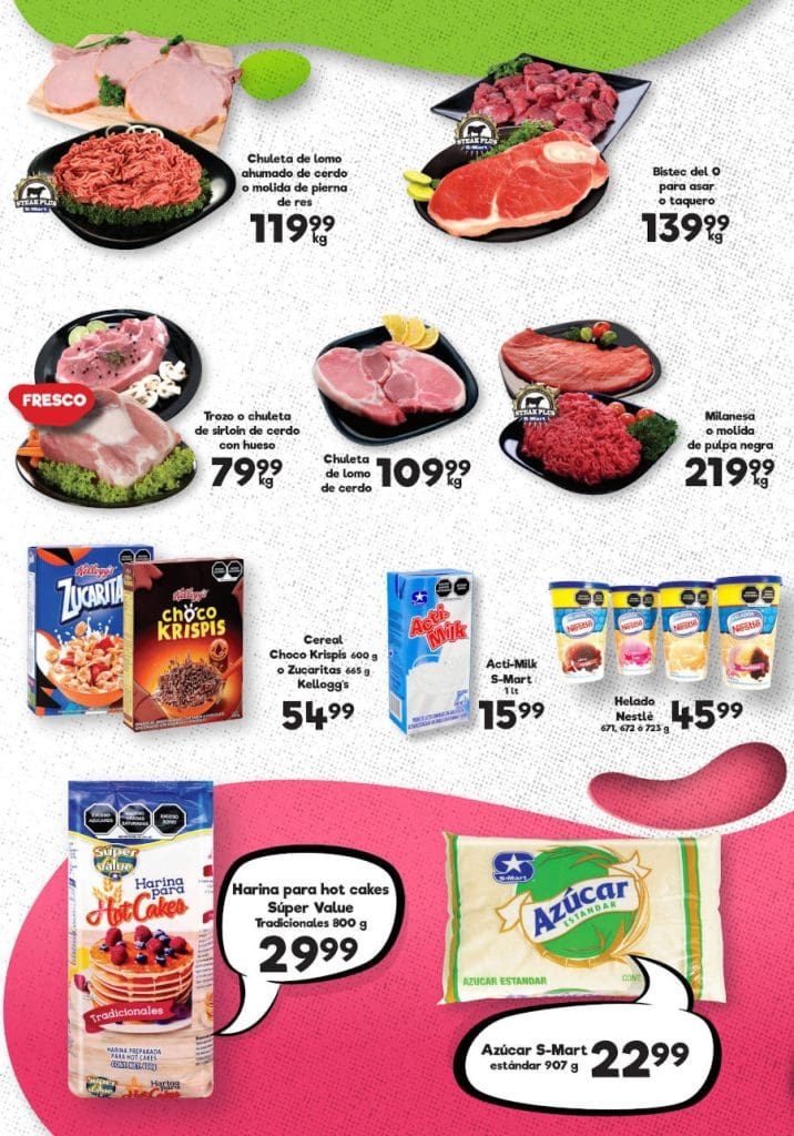 Ofertas S-Mart frutas y verduras del 9 al 11 de agosto 2022 4